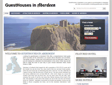 Tablet Screenshot of guesthousesinaberdeen.co.uk